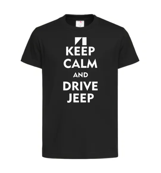 Дитяча футболка Drive Jeep Чорний фото