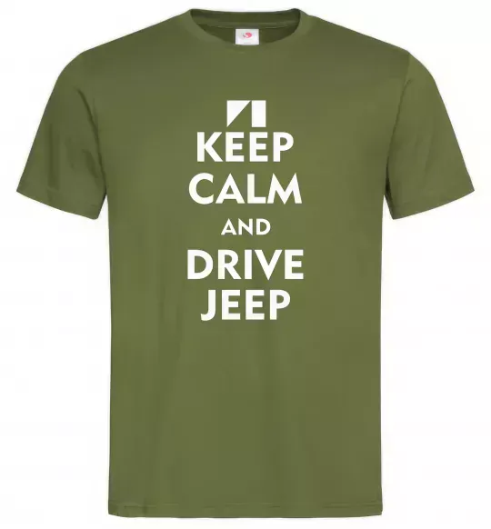 Мужская футболка Drive Jeep Оливковый фото