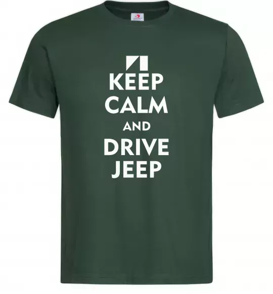 Мужская футболка Drive Jeep Темно-зеленый фото