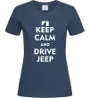 Жіноча футболка Drive Jeep Темно-синій фото