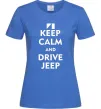 Жіноча футболка Drive Jeep Яскраво-синій фото