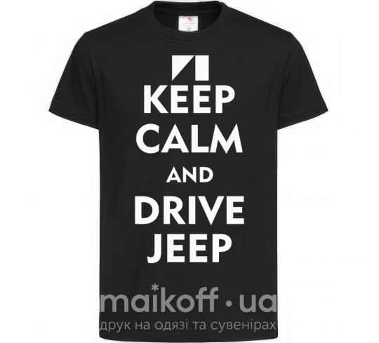 Дитяча футболка Drive Jeep Чорний фото