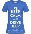 Жіноча футболка Drive Jeep Яскраво-синій фото
