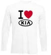 Лонгслів I Love Kia Білий Лонгслів I Love Kia Білий фото