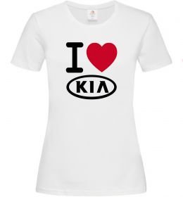 Женская футболка I Love Kia