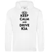 Чоловіча толстовка (худі) Drive Kia Білий фото