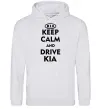 Чоловіча толстовка (худі) Drive Kia Сірий меланж фото