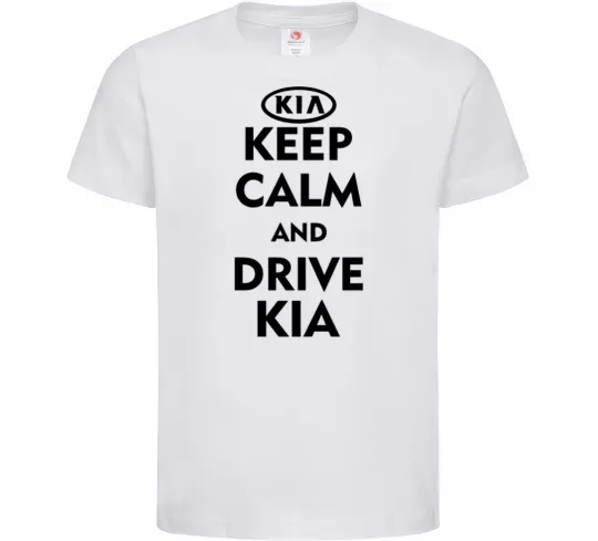 Дитяча футболка Drive Kia Білий фото