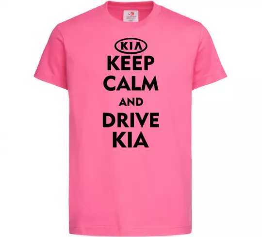 Дитяча футболка Drive Kia Яскраво-рожевий фото