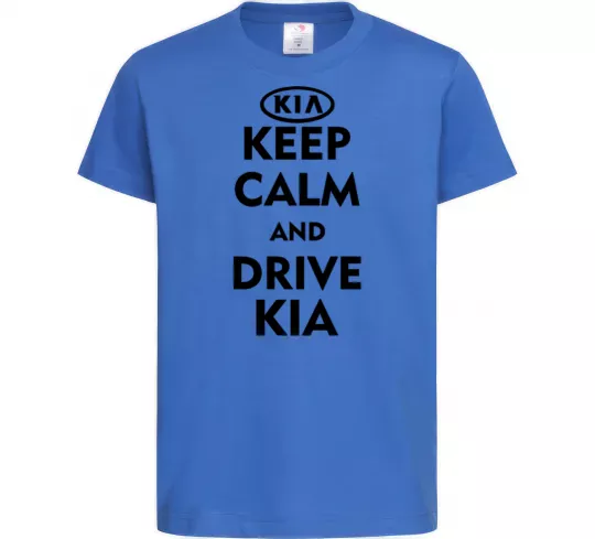 Дитяча футболка Drive Kia Яскраво-синій фото