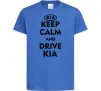 Дитяча футболка Drive Kia Яскраво-синій Дитяча футболка Drive Kia Яскраво-синій фото