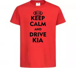 Детская футболка Drive Kia Красный фото