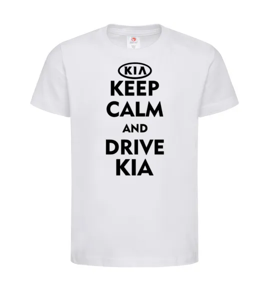 Дитяча футболка Drive Kia Білий фото