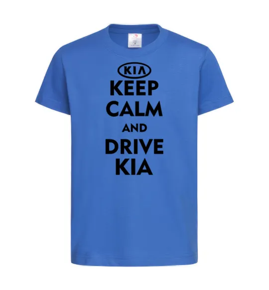 Дитяча футболка Drive Kia Яскраво-синій фото