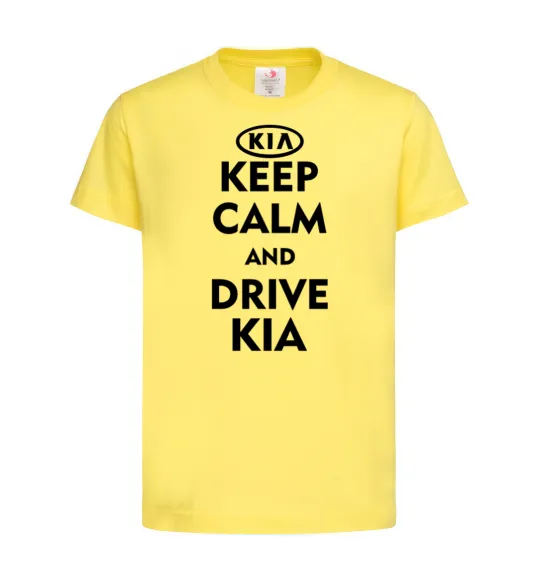 Дитяча футболка Drive Kia Лимонний фото