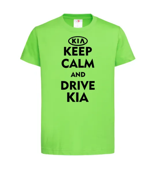 Дитяча футболка Drive Kia Лаймовий фото
