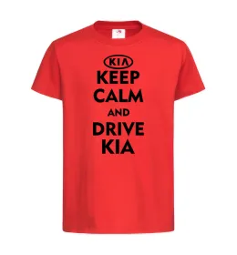 Детская футболка Drive Kia Красный фото