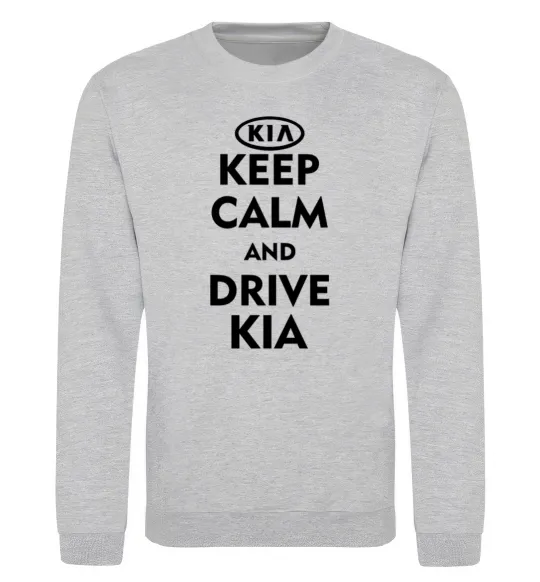 Свитшот Drive Kia Серый меланж фото