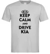 Чоловіча футболка Drive Kia Сірий фото