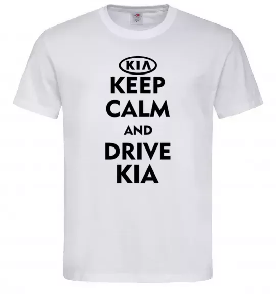 Чоловіча футболка Drive Kia Білий фото