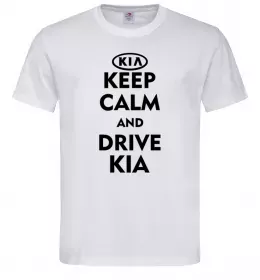 Чоловіча футболка Drive Kia Білий фото
