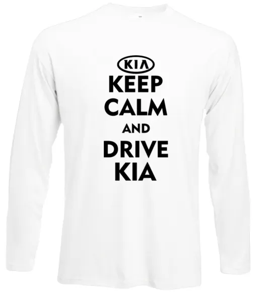 Лонгслів Drive Kia Білий фото