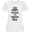 Женская футболка Drive Kia Белый Женская футболка Drive Kia Белый фото