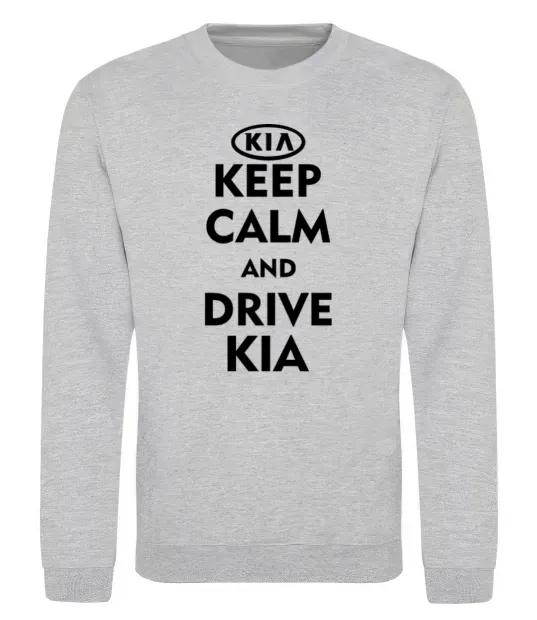 Свитшот Drive Kia Серый меланж фото
