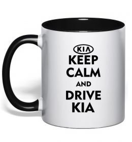 Чашка с цветной ручкой Drive Kia