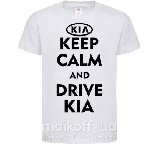Детская футболка Drive Kia Белый фото