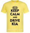 Чоловіча футболка Drive Kia Лимонний фото
