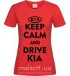 Женская футболка Drive Kia Красный фото