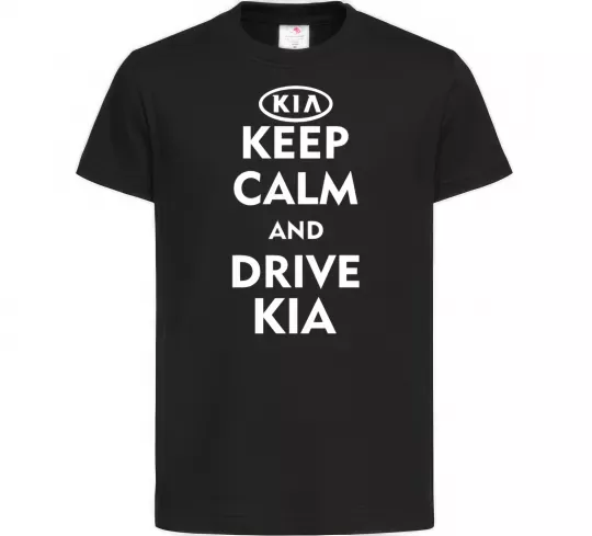 Дитяча футболка Drive Kia Чорний фото