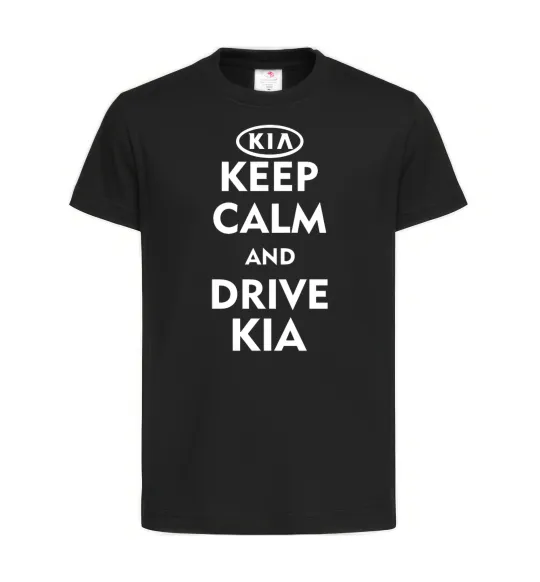 Дитяча футболка Drive Kia Чорний фото