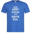 Чоловіча футболка Drive Kia Яскраво-синій фото