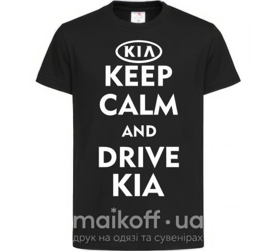 Детская футболка Drive Kia Черный фото