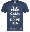 Чоловіча футболка Drive Kia Темно-синій фото