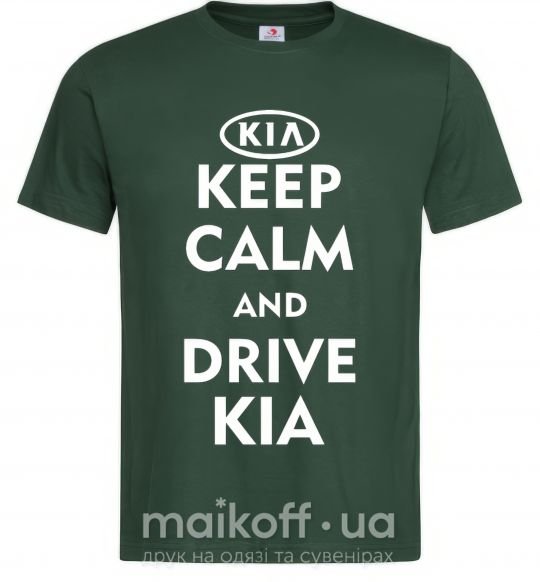 Мужская футболка Drive Kia Темно-зеленый фото