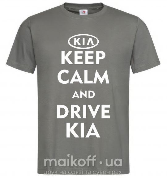 Мужская футболка Drive Kia Графит фото