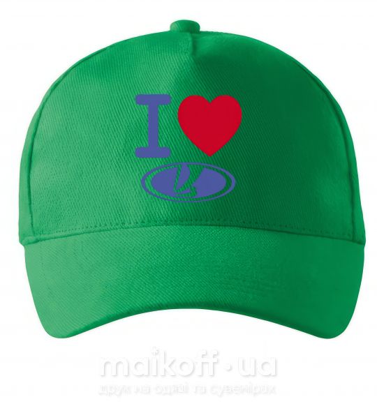 Кепка I Love Lada Зеленый фото