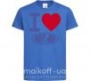 Дитяча футболка I Love Lada Яскраво-синій фото