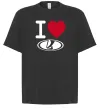 Футболка Оверсайз I Love Lada Черный фото