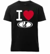 Мужская премиум футболка I Love Lada Черный Мужская премиум футболка I Love Lada Черный фото