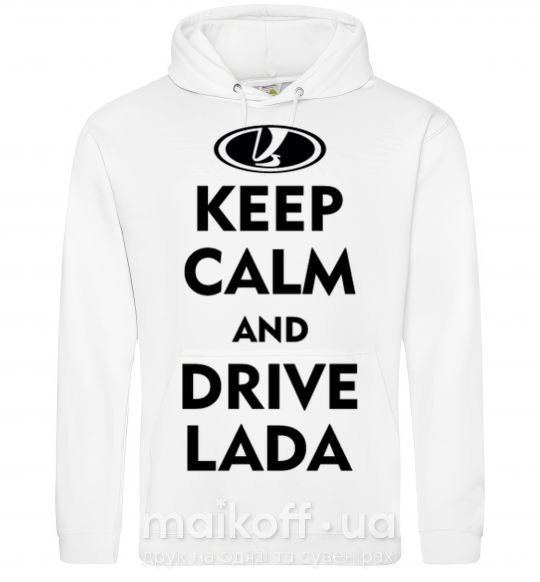 Женская толстовка (худи) Drive Lada Белый фото