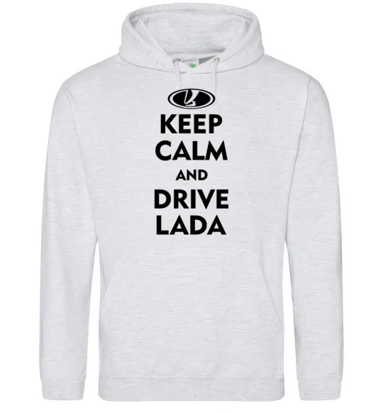 Чоловіча толстовка (худі) Drive Lada Сірий меланж фото