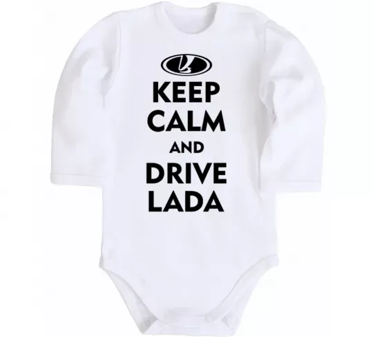 Детский боди Drive Lada Белый фото