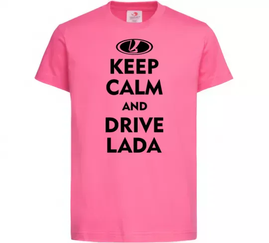 Дитяча футболка Drive Lada Яскраво-рожевий фото