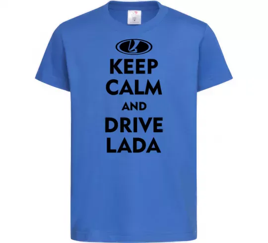 Дитяча футболка Drive Lada Яскраво-синій фото