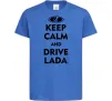 Дитяча футболка Drive Lada Яскраво-синій фото