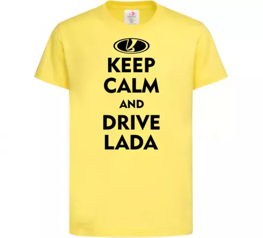 Дитяча футболка Drive Lada Лимонний фото